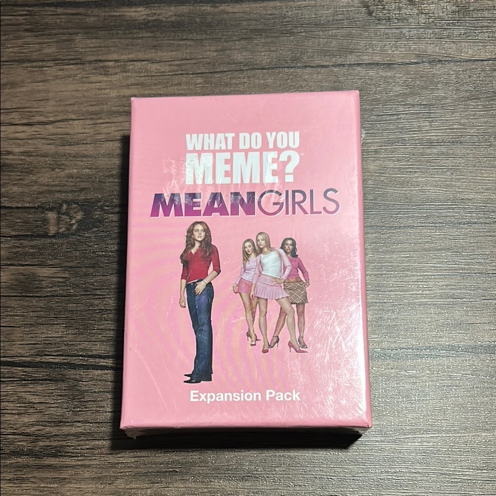 New Without Tags Sealed What Do You Meme? Mean Girls Expansion Pack - Pink
